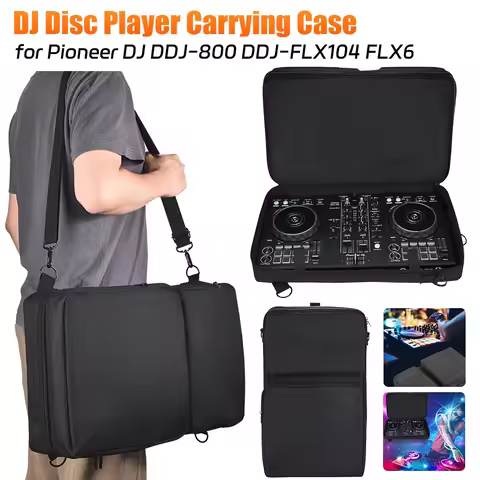 DJ Disc Player Carrying Case Controller Storage Bag Dustproof Turntables Protective Case for Pioneer