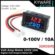 KYWARE Digital 100V DC 10A Ampere Meter Sensor Voltmeter Amperemeter