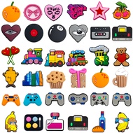 PVC Train-Shaped Shoe Charm - Y2K Inspired Pin for Women's Sandals & Shoes