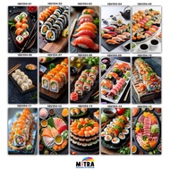 Wall decoration walldecor Menu Shusi Poster Cafe home decoration dining Cafe Gaul Cafe Menu Cafe Dis