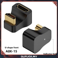 [Oliflica.my] HDMI-compatible Male To Female Adapter UHD2.1 8K 60Hz 4K 120Hz 48Gbps Converter