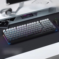 Aula Wolf Spider F98proV2 Mechanical Gaming Keyboard RGB Wireless Bluetooth Type-C หน้าจอคอมพิวเตอร์