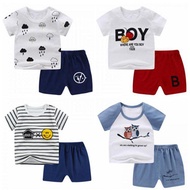Infant Newborn Baby Boy Clothes Children Clothing Set for Girls Kids T-Shirt Shorts 2PCS Outfits Cot