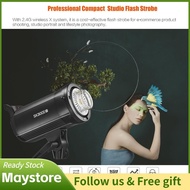 maystoree-my Godox SK300II-V Upgraded Studio Flash Light 300Ws Power GN58 5600±200K Strobe Built-in 