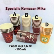 Paper cup coffee 6.5Oz
