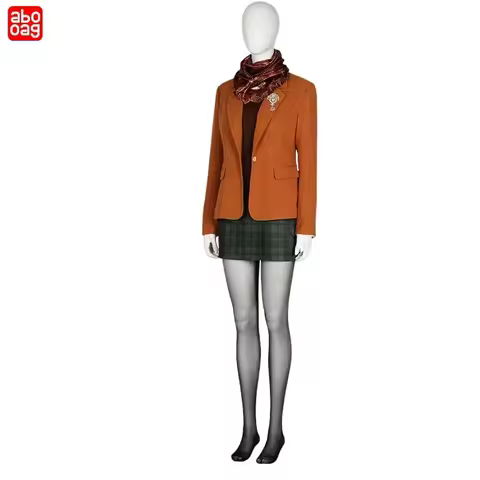 e,4;v'6\k/Resident 4 Hot Game Remake Ashley Graham Cosplay Costume Shoes Orange Coat Halloween 57E6F