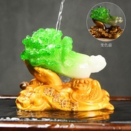 Creative Color-changing Tea Pet Ornaments Boutique Can Raise Money Cabbage Gourd Kung Fu Tea Set Tea