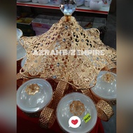 🔥EXCLUSIVE! 13PCS PYRAMID GOLD CANISTER JAR SET / BEKAS BALANG KUIH RAYA DERAJA