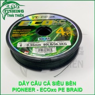 [HCM]Dây câu cá siêu bền Ecoxc Pe Braid