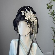 Blue Golden Tassel Headdress Heaven Official Blessing Accessories One Hairpin Hanfu Hairpin Dream De