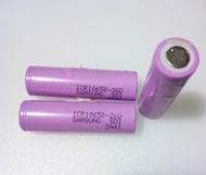Baterai 18650 icr samsung pink bekas laptop