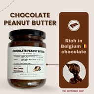 Belgium Chocolate Peanut Butter (crunchy, low sugar, low-carb)  coklat mentega kacang The September 