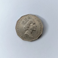 Koin 50 Cents Australia 1994 , old australia coin/uang lama Australia