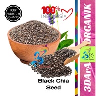 Herbal Organic Black Chia Seed 1kg Premium Original Without Mix