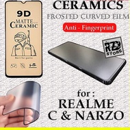 A/M- SCREEN PROTECTOR FILM MATTE CERAMIC REALME C1 C2 C3 C11 C12 C15 C20 C21 C21Y C25 C25S NARZO 20 