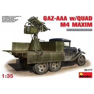 MiniArt 1/35 MI35177 Gaz-AAA w/Quad M4 Maxim Missile Shooting Car Model