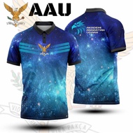 Baju Kaos Olahraga Taruna AAU / Jersey Taruna Akademi Angkatan Udara/ Kaos Erobik Taruna AAU Lengan Pendek Printing Bahan Dryfit Premium
