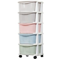 5 Layer Almari Baju Baby Plastic Cupboard Storage Box Rak Baju Organizer Kabinet
