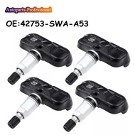 4 pcs/lot Car 42753-SWA-A53 42753SWAA53 PMV-107M TPMS Tire Pressure Sensor Wheel 315MHZ For Honda Accord CRV FiT 2007-20