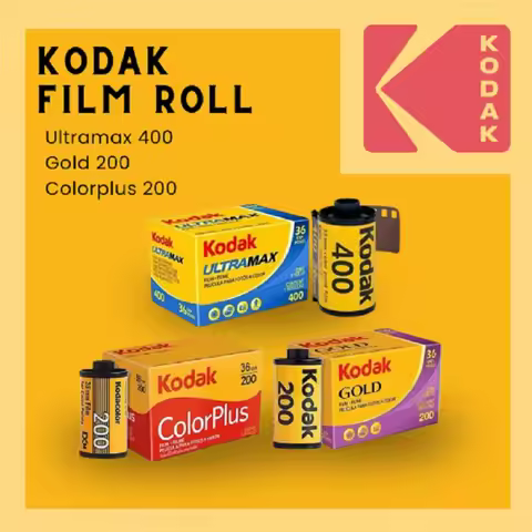 KODAK 36 Exposure per Roll ColorPlus 200 /UltraMax 400/Gold 200 Color Print 35mm Film 1 3 5 Roll For
