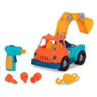Wonder Wheels by Battat – Take-Apart Crane Truck – Toy Crane Truck with Drill for Kids Aged 3 Years