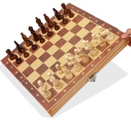 Wooden Chess Set For Children And Adults - Baby Safe Wooden Chess