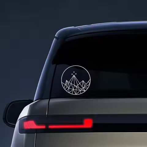 Car Sticker Creative ACOTAR Velaris Mountains Reflective Vinyl Decal Star Trim Waterproof Auto Body 