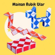 [BATAM] RUBIK SNAKE RUBIKS SNAKE EDUCATIONAL TOY COLOR PUZZLE