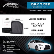 Lexus IS300h 2.5L L4 Gas 2AR-FSE 2012-2017 33-2452MX Max Racing Exhaust Performance Drop-in Dry Type