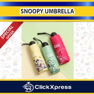 SNOOPY MINI UMBRELLA/UPF50++/LIGHTWEIGHT/WINDPROOF/FOLDABLE/