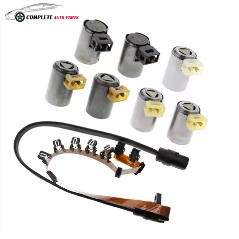 01M325283A 01M 095 096 G9 Automatic Transmission Solenoids With Wiring Harness For VW Jetta Golf Bee