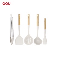 OOU Silicone Cooking Spoon Set Heat Resistant Kitchen Utensils