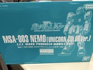 P-Bandai PB MG 1/100 MSA-003 Nemo [Unicorn Color Ver.]