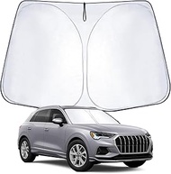 Sun Protection Front Screen Compatible with AUD-i Q3 F3 8U 2013-2023 2024 2025 Windscreen Parasol Su