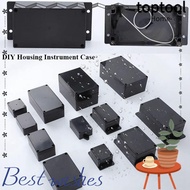 TOPTOOL DIY Housing Instrument Electronic Project Box, Three Layers Black Electric Supplies,  ABS Pl
