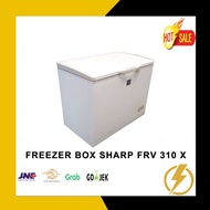 FREEZER BOX SHARP 300 L FRV 310 X (FREE ONGKIR SBY)