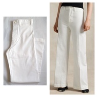 (27") Polo Ralph Lauren 中腰闊腳彈性斜布褲 Mid-Rise Stretch Cotton Twill Wide-Leg Trousers