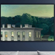 Edward Hopper 'House at Dusk' Canvas Art Print Vintage Exhibition Poster
