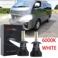 2PCS 6000K 12-32V WHITE LED Headlight Bulbs Kit SDdrGH SDG GJE FOR Nissan Urvan NV350 1985-2025