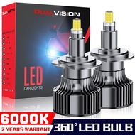 H7 Led 360 CSP For Projector Lens H11 H8 H9 9006 9005 HB3 HB4 9012 HIR2 6000K Car Headlight Bulbs Fo