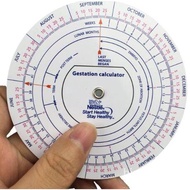 Gestation Calculator wheel Pregnancy Goniometer Expected Date of Birth Ruler 10 PCS /lot DYCT Due Da