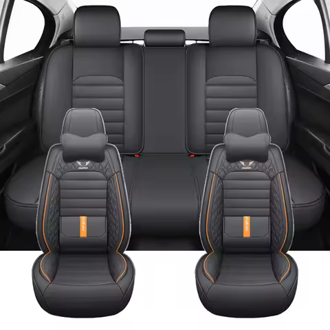 Luxury PU Full Set Universal Car Seat Covers For BMW E60 F30 Serie 1 E87 E46 E30 X3 E83 F25 E92 F31 