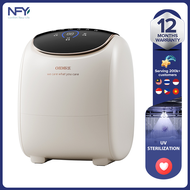 Fully-Automatic Mini Washer & Dryer: 3-in-1 with 65°C Hot Air Drying 95°C Boil Wash AG+ Antibacteria