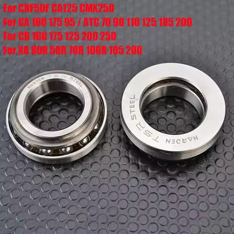 Steering Stem Bearing For Honda CRF 50F 70F 80F 100F CA 125 160 175 95 CMX CB 250 CL 200 70 90 ATC 1
