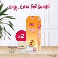 Rich's Portuguese Egg Tart Topping 907g x2 and Portuguese Egg Tart Shell (FS) 15pcs x2
