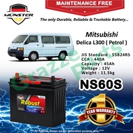 Münster Robust MF CMF NS60S | 55B24RS (45AH) Car Battery Bateri Kereta for Mitsubishi Delica L300 ( 