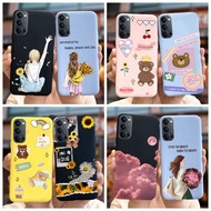 GG For Oppo Reno 4 5G Case Reno4 Pro Cute Bear Painted Cover So