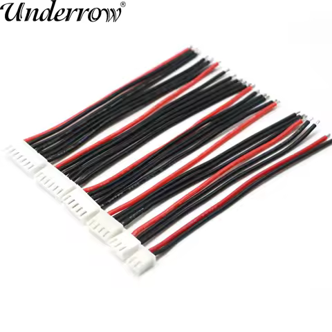 10pcs/lot 2S1P 3S1P 4S1P 5S1P 6S1P JST-XH JST XH Connector Adapter plug Balance Changer Wire Charger