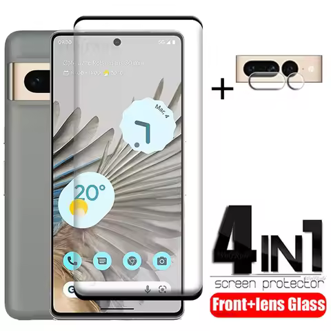 4-in-1 For Google Pixel 7 Pro Glass For Google Pixel 7 Pro Tempered Glass 9H Film Screen Protector F