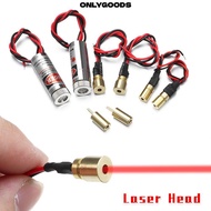 ONLYGOODS Cross Laser Adjustable Laser 650nm 5mW 4 Styles Module Head Laser